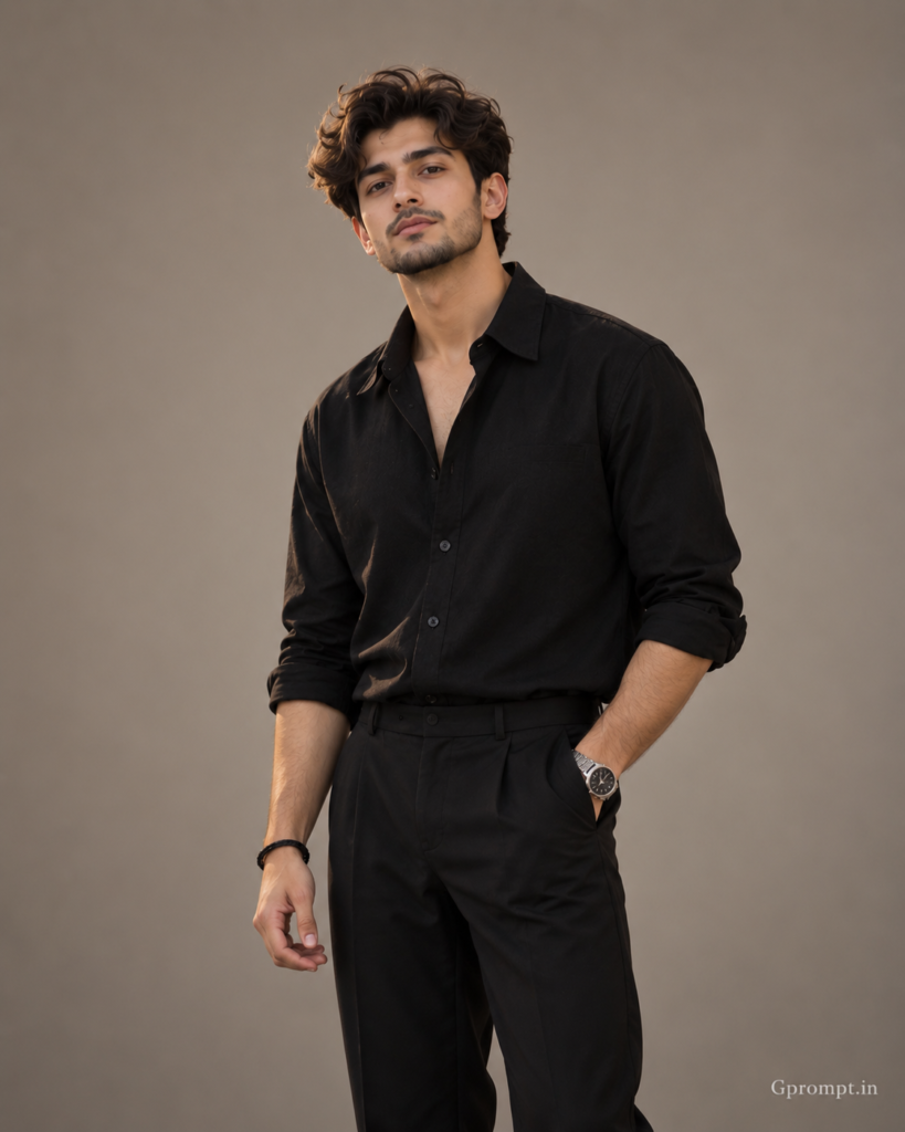 Minimalist Studio Portrait