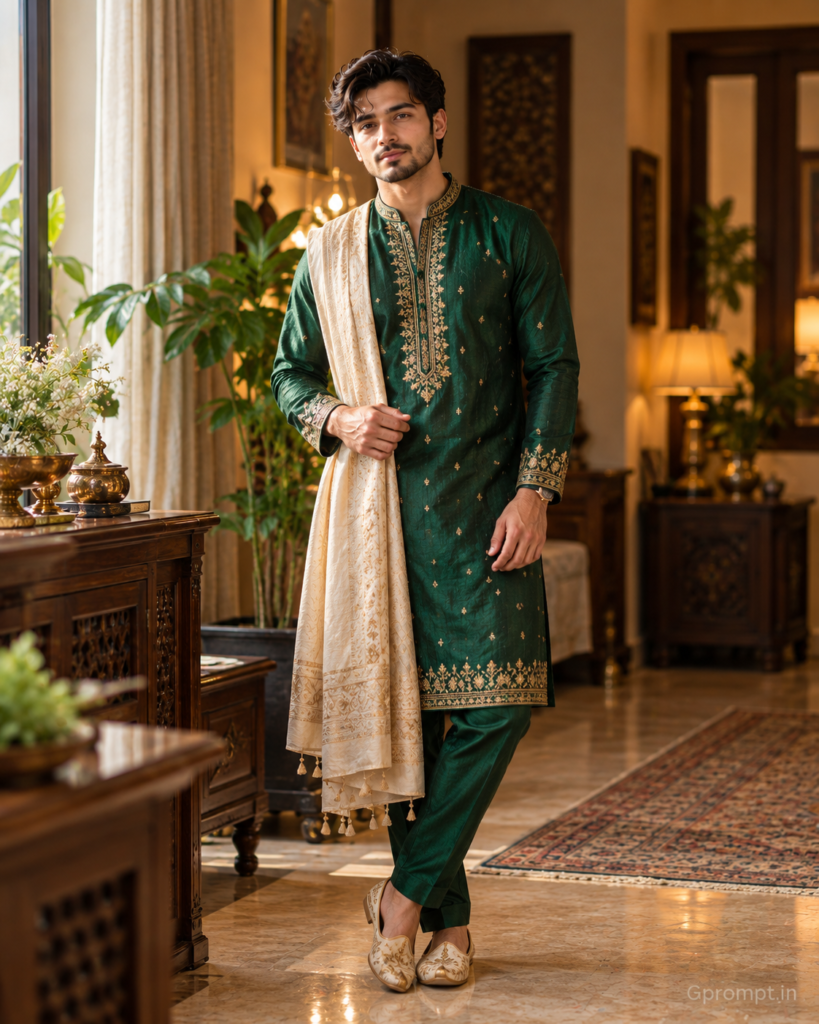 Traditional Indian Fashion Prompt
